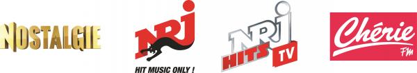 NRJ-NRJ Hits-Nostalgie-Chérie FM